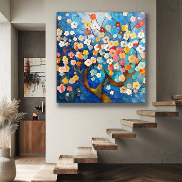 Peinture Arbre En Fleurs